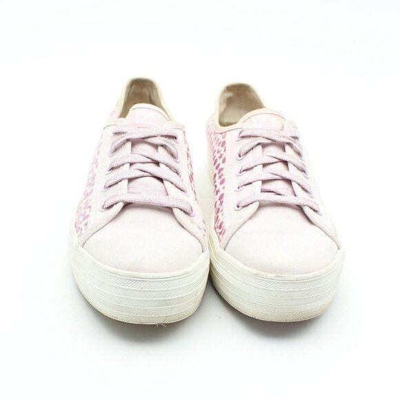 Keds Pink Metallic Moon and Stars Low Top Sneakers - Picture 4 of 11